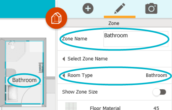Planning Bathroom Zones for Optimal Functionality | Sarasota, FL Bathroom layout design showcasing distinct zones for showering, vanity, and storage in a Sarasota home.