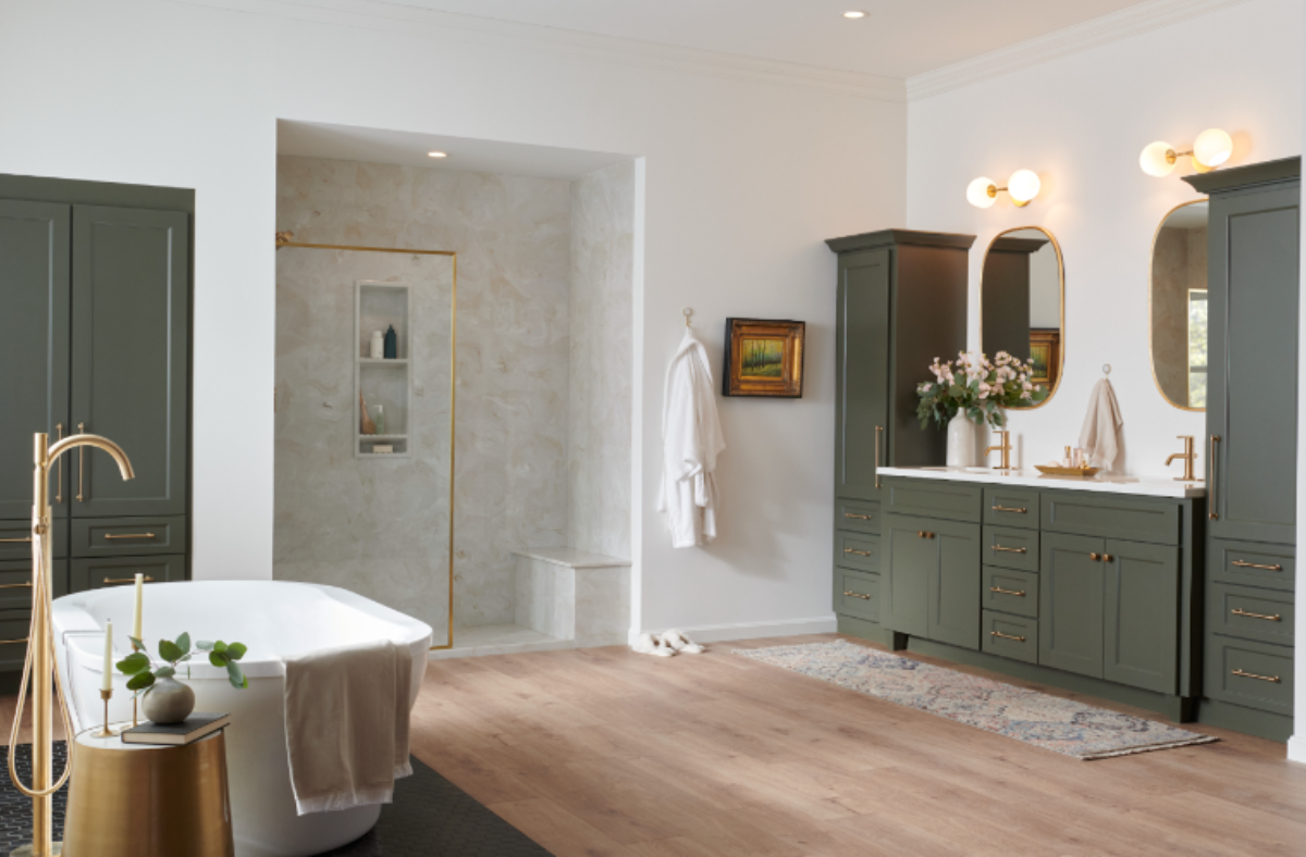 Elegant freestanding bathroom cabinet with ample storage and modern design in Sarasota, FL
