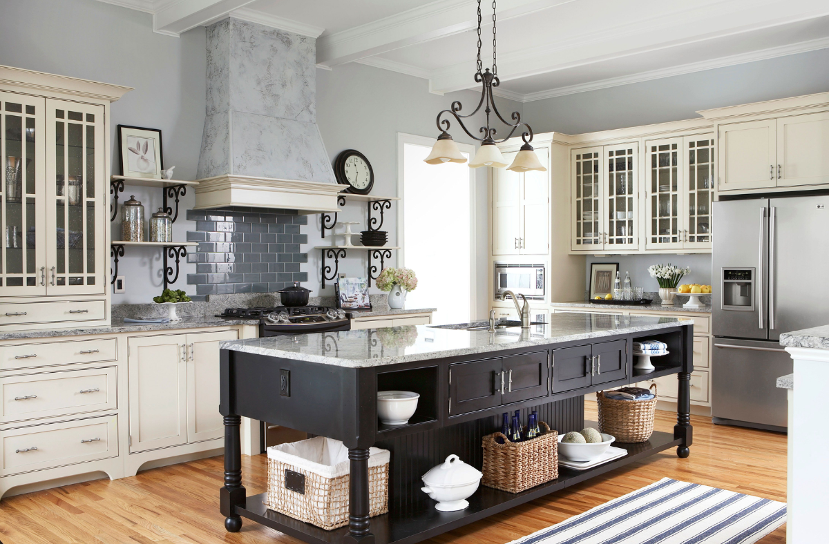 Traditional bathroom cabinets with elegant detailing and a timeless wood finish.